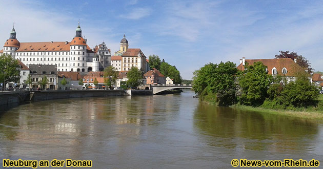 Neuburg an der Donau liegt in der Nhe von Augsburg und Ingolstadt.